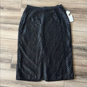 1. State Black Sequin Pencil Skirt NWT